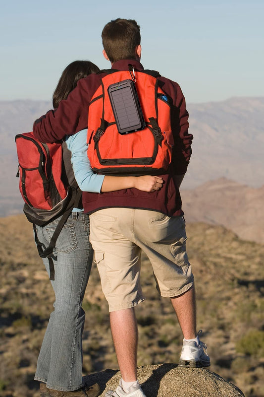 Mregb Power Bank,Solar Charger,36800mAh 5V3.1A QC 3.0 Dual 2 USB Port Built-in Powerful Flashlight IPX7(Black)