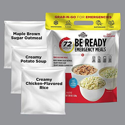 Augason Farms 72-Hour Be Ready Emergency Meal Kit, White, Small