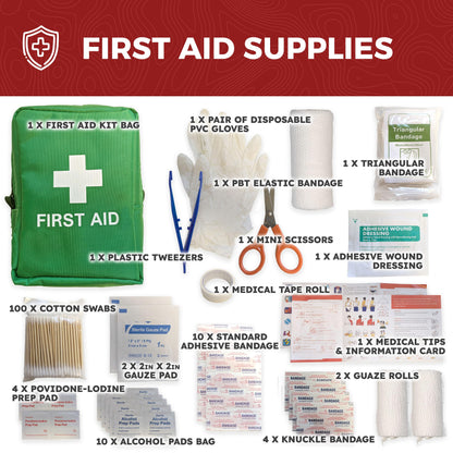 Bug Out Bag Starter Kit - 72 Hour Emergency Kit for 1 Person – Backpack Survival Kit – 50L Tactical Backpack, US Made Food & Water, Medical Supplies & Survival Tools